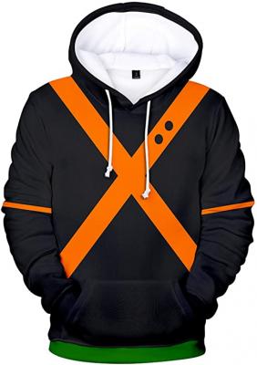 Bakugou Katsuki Hoodie Thick Hooded Sweatshirt Pullover