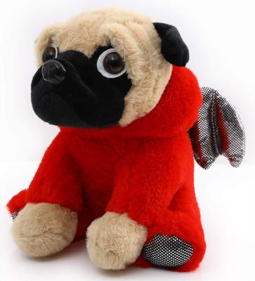 Pug Stuffed Animal, Pug Dog Wearing Cute Costume