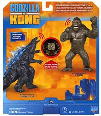 Godzilla vs. Kong 2021 Bundle of 2 Monsterverse Movie Series 7inch Action Figures