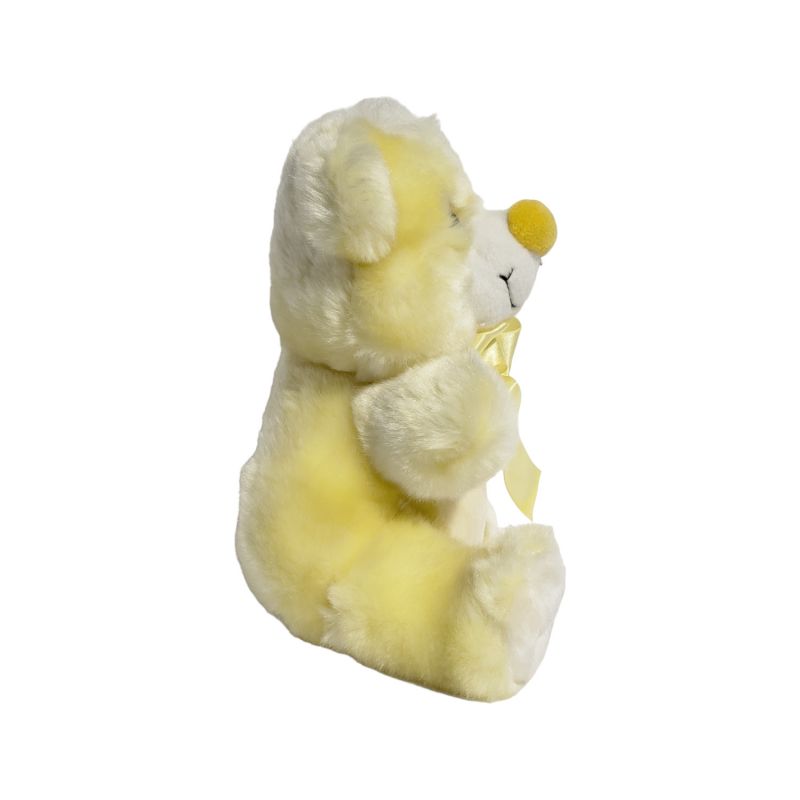 Yellow Fuzzy Bear Kids of America Corps 2002 Plush Toy Stuff