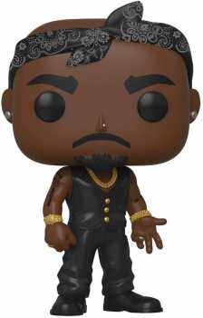 Funko POP! Rocks: Tupac - Vest with Bandana, Multicolour,3.75 inches