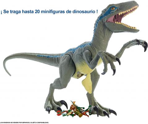 Jurassic World Super Colossal Velociraptor Blue