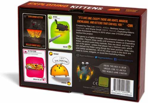 Exploding Kittens Card Game - Family-Friendly Party Games