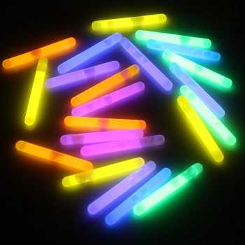 JOYIN 200 Pcs Mini Glow Sticks Bulk with 8 Colors for Glow Easter Egg