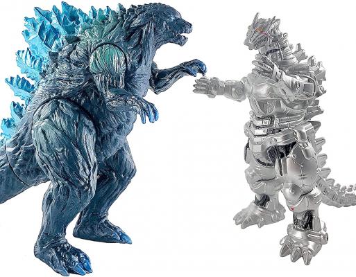 TwCare Set of 2 Godzilla Earth MechaGodzilla Figures King of The Monsters