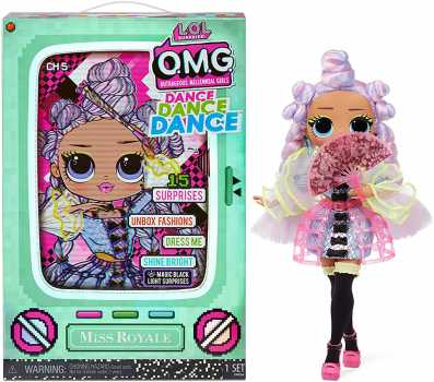 LOL Surprise OMG Dance Dance Dance Miss Royale Fashion Doll