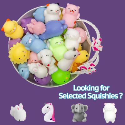 Mochi Squishy Toys Animal Squishies - 3 Surprise Eggs