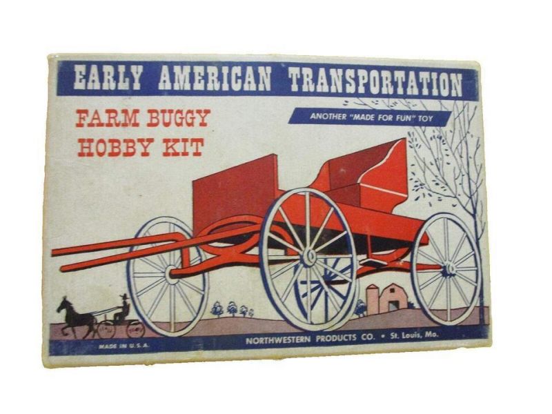 Northwestern Vintage Early American Transportation Farm Bugg