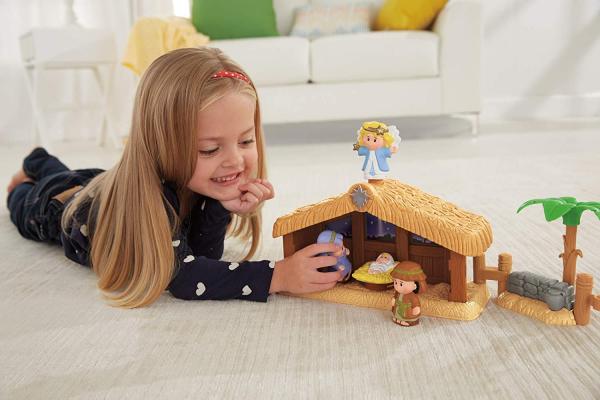 Fisher-Price Little People Christmas Story Brown, Blue, Green, 12 months