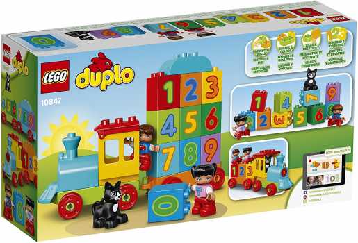 LEGO DUPLO 10847 Learning and Counting Train Set Building Kit (23 Pieces)