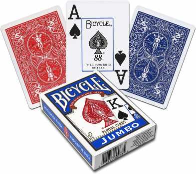 Bicycle Standard and Jumbo Playing Cards - Single Deck