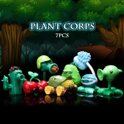 Maikerry 16Pcs Plants vs Zombies Figures PVZ Figurines Cupcake Figures Decorative Toys