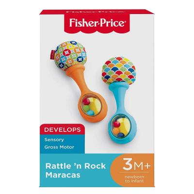 Fisher-Price Rattle 'n Rock Maracas, Blue/Orange