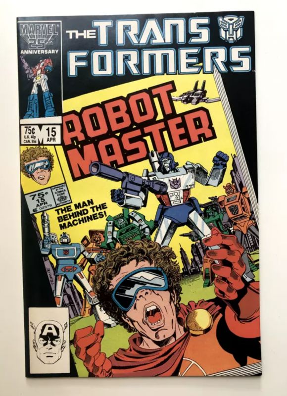 1985 The Transformers Robot Masters Comic Book 