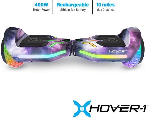 Hover-1 H1-100 Electric Hoverboard Scooter with Infinity LED Wheel Lights