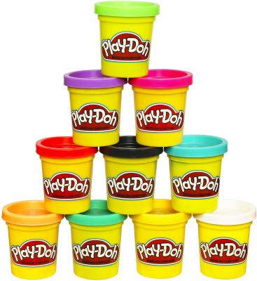 Play-Doh Modeling Compound 10-Pack Case of Colors, Non-Toxic, Assorted, 2 oz. Cans, Ages 2 and up, Multicolor