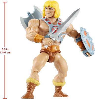 Masters of the Universe Origins 5.5-in He-Man Action Figure, Battle Figures for Storytelling Play and Display