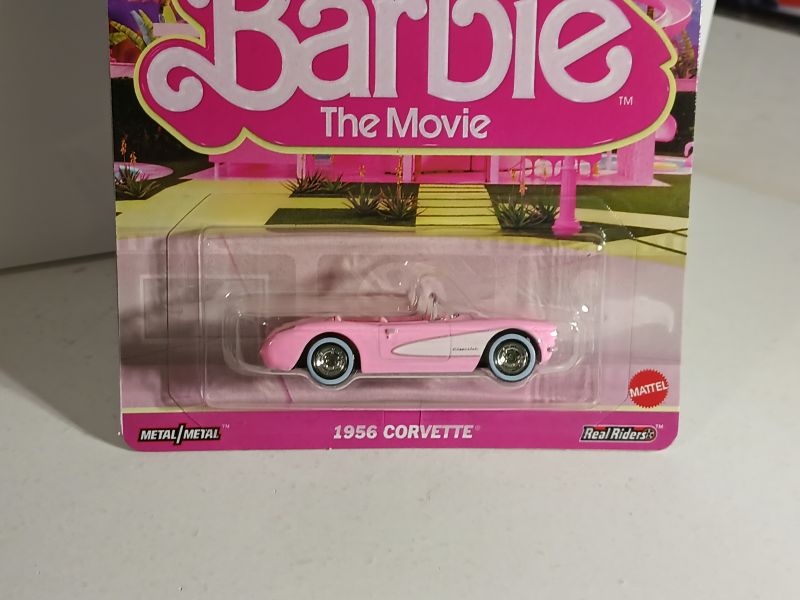 Hot Wheels JBL79 BARBIE the Movie 1956 Corvette (Box 15)