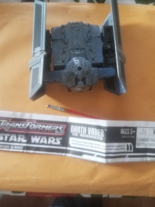 Sta Wars Transformers  Darth Vader Tie Advanced complete 