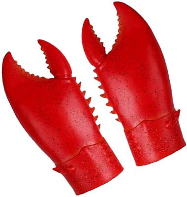 Claws Shrimp Costume Props Novelty Toy Animal Cosplay Latex Crab Pincers Gloves 1 Pair