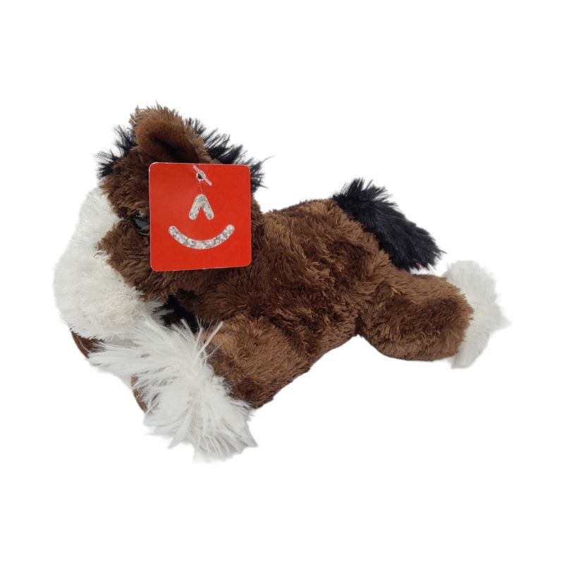 8 Inch Mini Flopsie Clydes Horse Plush Stuffed Animal by Aur