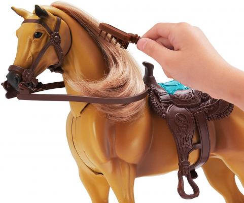 Sunny Days Entertainment Quarter Horse with Moveable Head, Realistic Sound and 14 Grooming Accessories