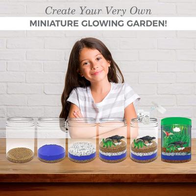 Light-Up Terrarium Kit for Kids with 5 Dinosaur Toys