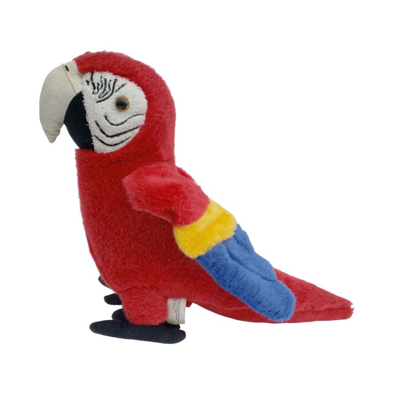 Macaw Parrot Plush Toy Red Blue Yellow 10