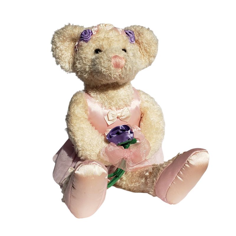 ARIELLA Ballerina Bear Pink Tutu Russ Berrie and Co. 18