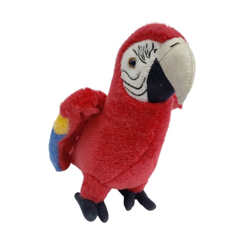 Macaw Parrot Plush Toy Red Blue Yellow 10