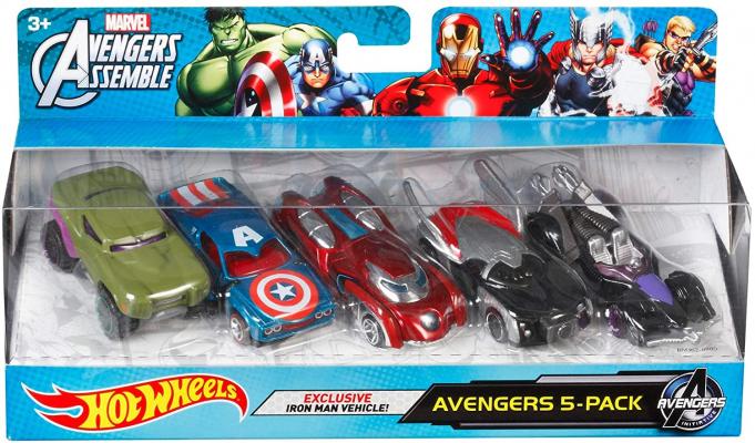 Hot Wheels Marvel Avengers Assemble Avengers 5-Pack