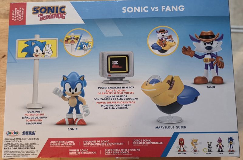 Sonic the Hedgehog: Sonic vs Fang Figure Set