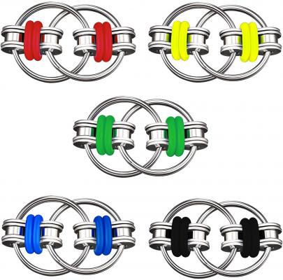 Vanblue 5Pcs Bike Chain Fidget Toy 