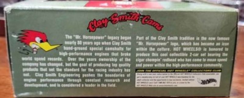Hot Wheels Clay Smith Cams 2-Car Set New MISB Hot Rod Series