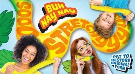 JA-RU Stretchy Banana Squishy Toys