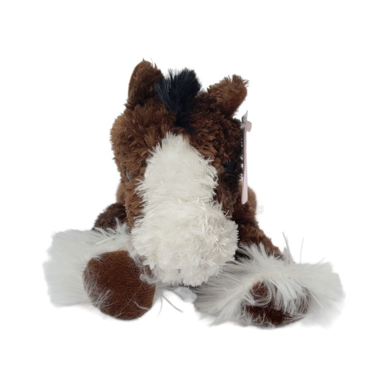 8 Inch Mini Flopsie Clydes Horse Plush Stuffed Animal by Aur