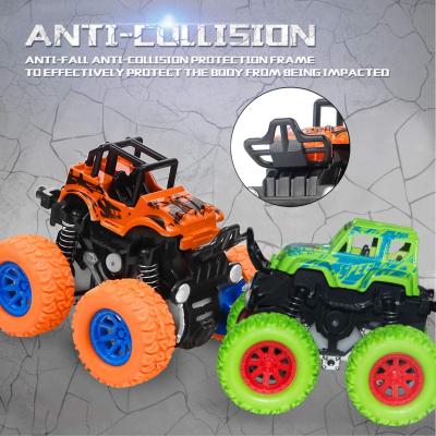 Monster Truck Toys - Friction Powered Toy Cars Push and Go Vehicles