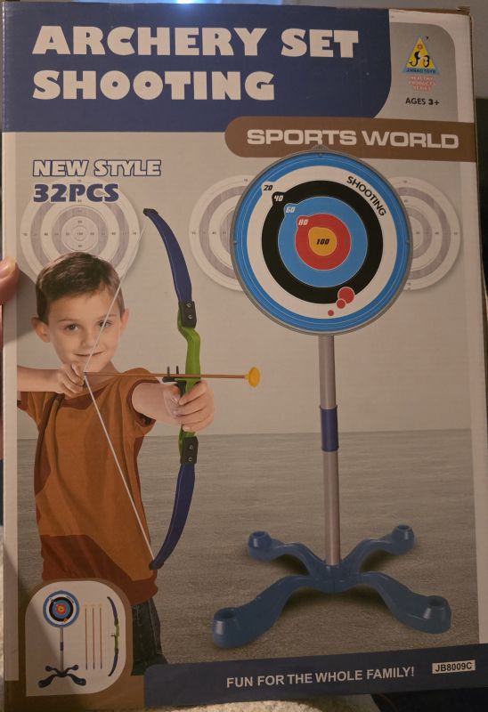 Kids Archery Set 32 Piece Bow Arrow Shooting Target Game