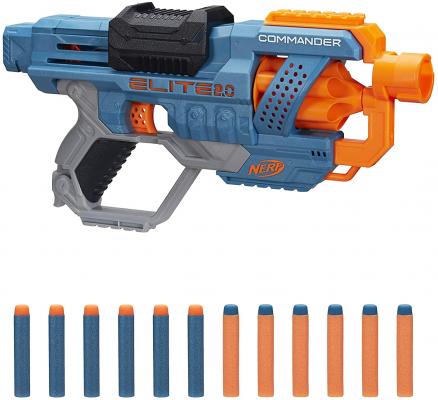 NERF Elite 2.0 Commander RD-6 Blaster, 12 Official Darts