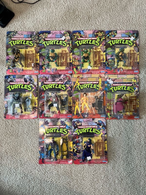 Teenage Mutant Ninja Turtles Action Figures - Set of 10