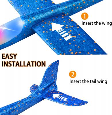 2 Pack LED Light Airplane,17.5inches