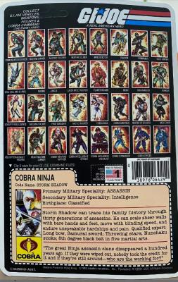 Storm shadow GI JOE 1984