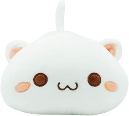 Cute Kitten Plush Toy Stuffed Animal Pet Kitty Soft Anime Cat Plush Pillow for Kids (White A, 12inch)