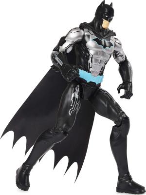 DC Comics Batman 12-inch Bat-Tech Action Figure (Black/Blue Suit), Kids Toys for Boys Aged 3 and up