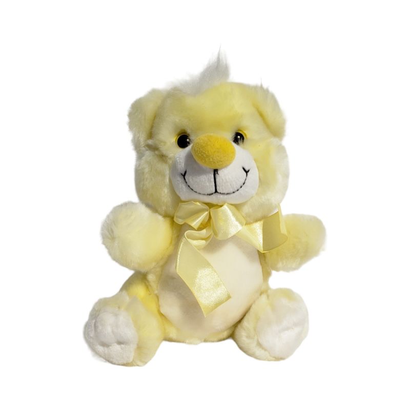 Yellow Fuzzy Bear Kids of America Corps 2002 Plush Toy Stuff