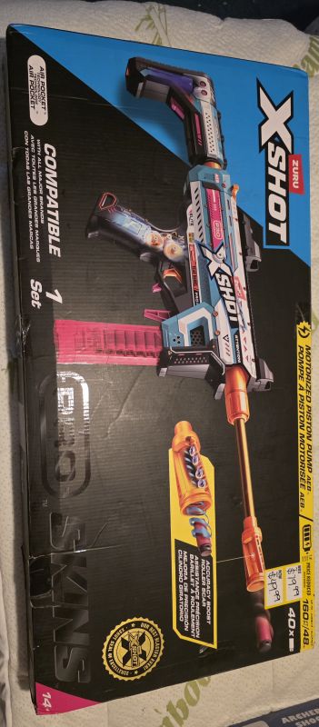 ZURU X-Shot Pro Skins Motorized Foam Dart Blaster New In Box