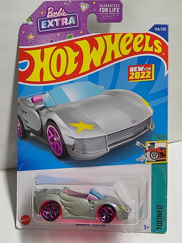 Hot Wheels #134 TOONED Series Barbie Extra