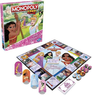 Monopoly Junior: Disney Princess Edition Board Game for Kids