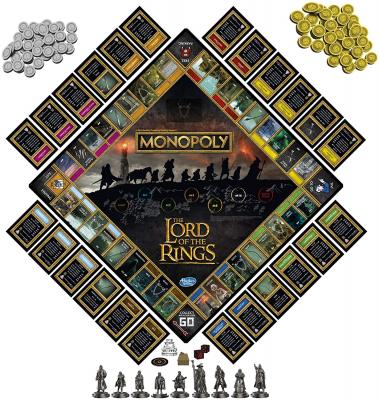 Hasbro Gaming Monopoly: The Lord of The Rings Edition Board Game