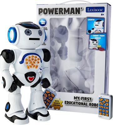 LEXiBOOK ROB50EN_09 Powerman Remote Control Walking Talking Toy Robot